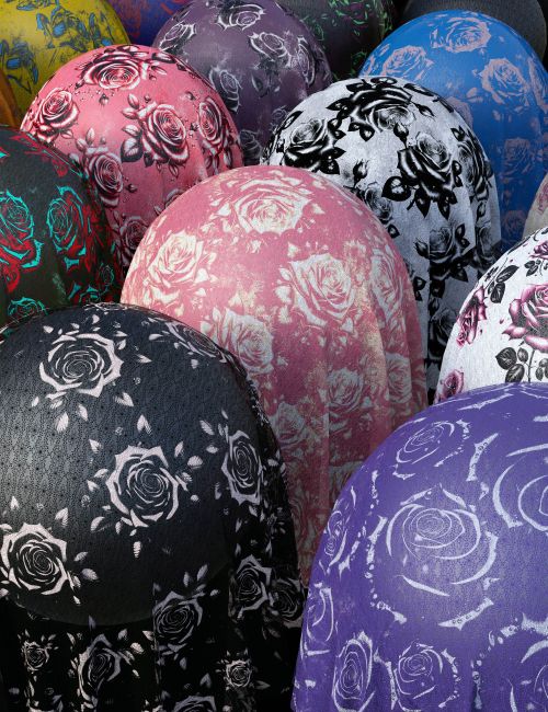 Click here to see preview images for "Gothic Roses Fabric Iray Shaders - MR" Gothic Roses Fabric Iray Shaders - MR