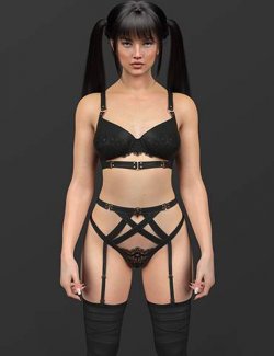 X-Fashion Femme Flame Lingerie for Genesis 9, 8,1 and 8 Female