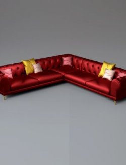 AQ3D Master Sofa 205