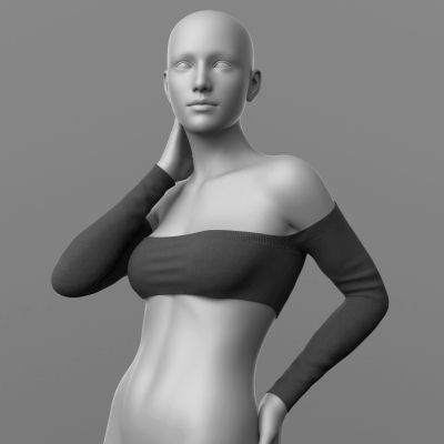 Click here to see preview images for "Knitted Top G8 Female" Knitted Top G8 Female