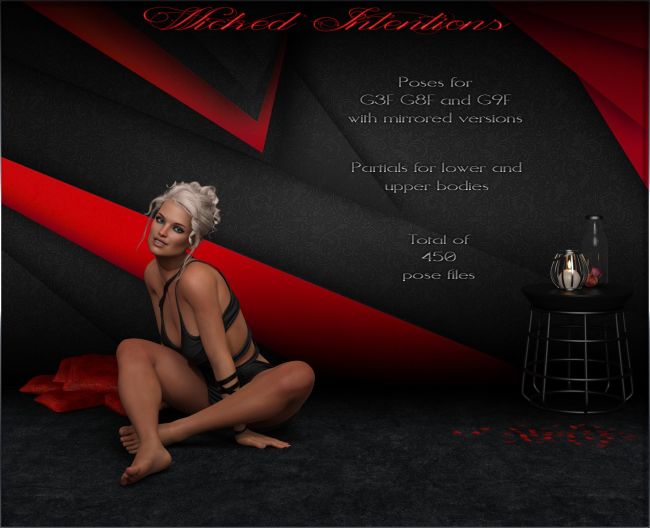 Click here to see preview images for "Wicked Intentions - Poses G9F-G8F-G3F" Wicked Intentions - Poses G9F-G8F-G3F
