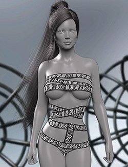 VERSUS- dForce Tape Bodysuit Genesis 8-8.1Female