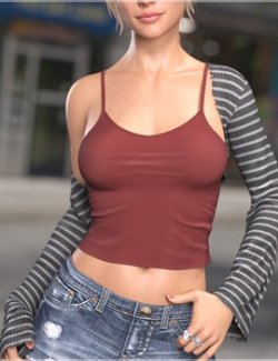 dForce Essentials Casual Shrug and Tank G8FG8.1F