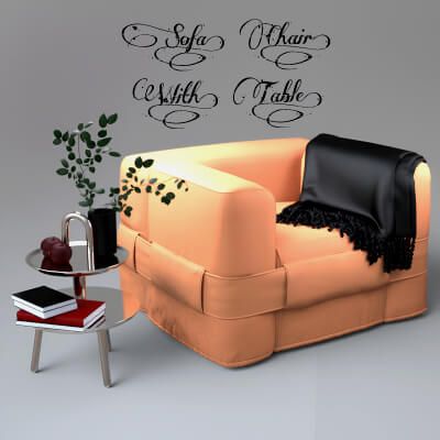 Click here to see preview images for "A3S H-Sofa Chair 6" A3S H-Sofa Chair 6