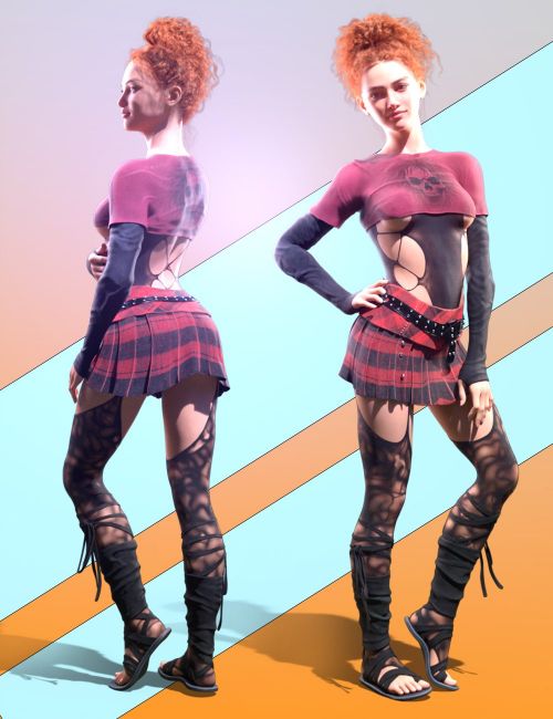 Click here to see preview images for "dForce GHoth Outfit for Genesis 9" dForce GHoth Outfit for Genesis 9