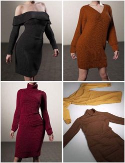 dForce 3-in-1 Sweater Dress Collection