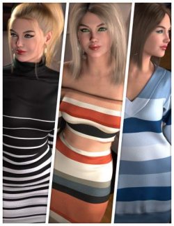 Everyday Textures for dForce 3-in-1 Sweater Dress Collection