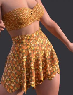 Free Mat G9 G8F Wrap Top and Pointy Skirt