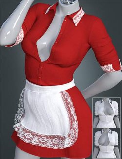 dForce BRZ Maid Costume for Genesis 9