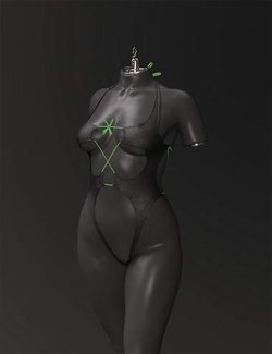 SPR Cut Out Swimwear for Genesis 9
