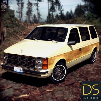 Click here to see preview images for "Dodge Caravan 1984 For DAZ Studio" Dodge Caravan 1984 For DAZ Studio