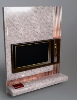 AQ3D Modern TV Wall 7