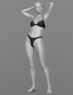 Panties Thong 2V and Bra G8 Female