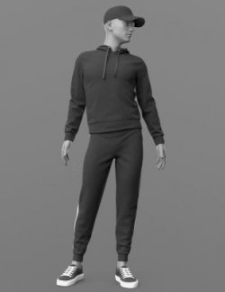 Hoody 02v Baseball Cap Sports Pants Sneakers G8 Male