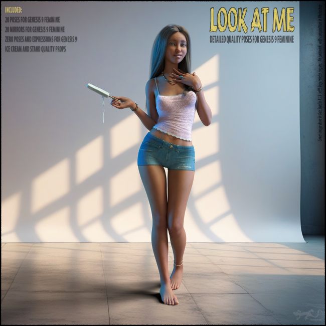 Click here to see preview images for "Look At Me - Poses for Genesis 9" Look At Me - Poses for Genesis 9