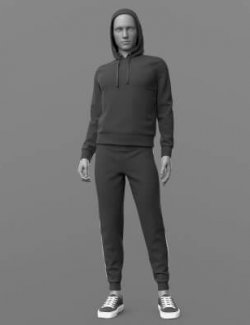 Hoody Sports Pants Sneakers G8 Male