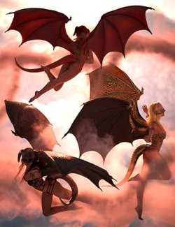 Dragon Wings and Tail Texture Add-On
