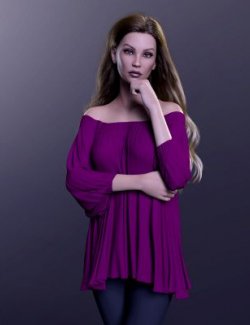 MbM Breezy Fall Outfit for Genesis 8 Female