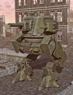 USSR Armored Walker WT for Daz3D