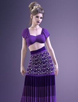 MbM Autumn Boho Outfit for Genesis 8 Female