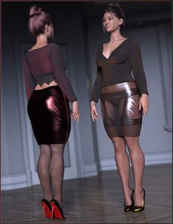 dForce Sleek Dame Outfit for Genesis 9