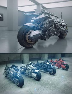 Polish Cyberpunk Motorbike
