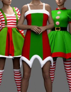 MS Christmas Collection Holiday Elf Dresses (G8F and G9)