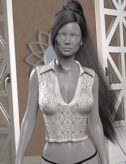 VERSUS - dForce V-neck Tank for Genesis 8 & 8.1 Females
