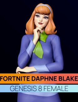 Fortnite Daphne Blake for Genesis 8 Female