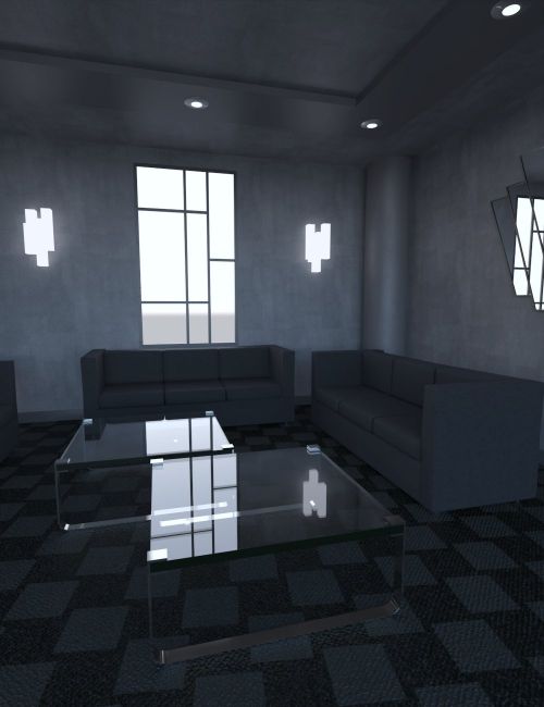 Click here to see preview images for "Dystopian Room Interior" Dystopian Room Interior