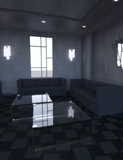 Dystopian Room Interior