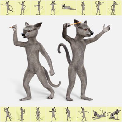 Click here to see preview images for "Mousy Poses Set Two" Mousy Poses Set Two