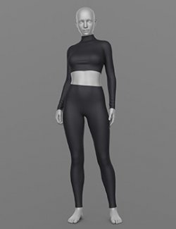 Leggings and Long Sleeve Top G8 Female
