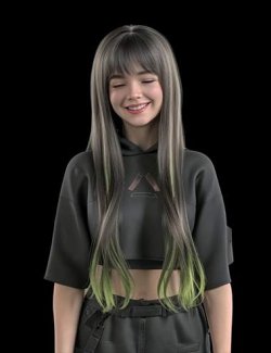 XYZ Neko Hair for Genesis 9