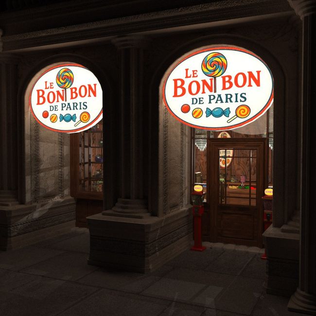 Click here to see preview images for "PARIS - Candy Store for Daz Studio" PARIS - Candy Store for Daz Studio