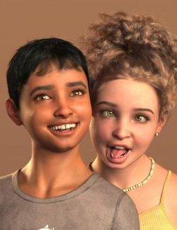 CX Kids Expressions for Genesis 9