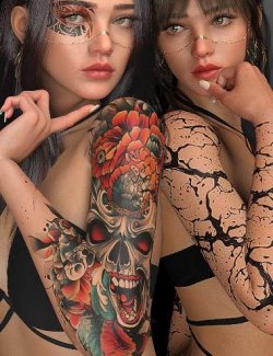 L3D TattooU- Inked Arms Genesis 9