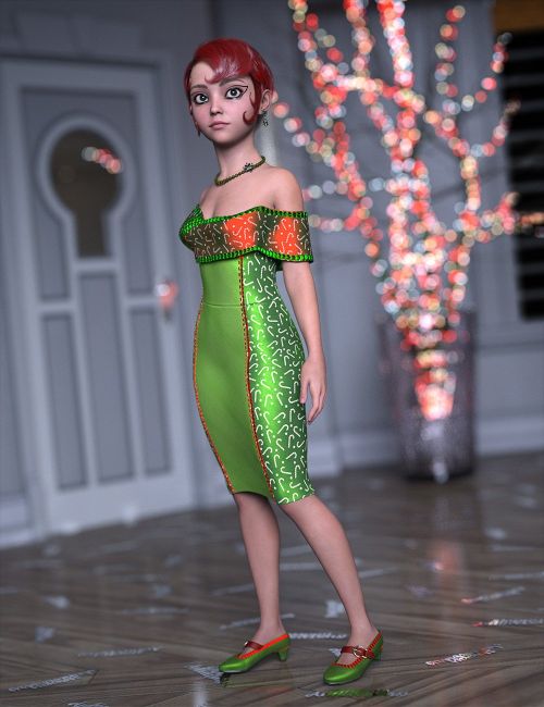 Click here to see preview images for "Seasons Greetings for Ms December dForce Outfit for Genesis 9 Females" Seasons Greetings for Ms December dForce Outfit for Genesis 9 Females