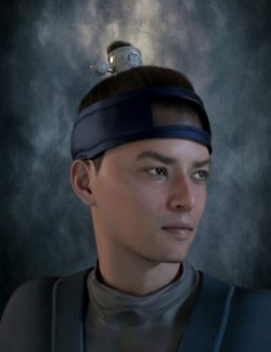 dForce Sangtu Warrior Double HairStyles For Genesis 9