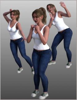 FG Frightful Pose Collection for Genesis 9