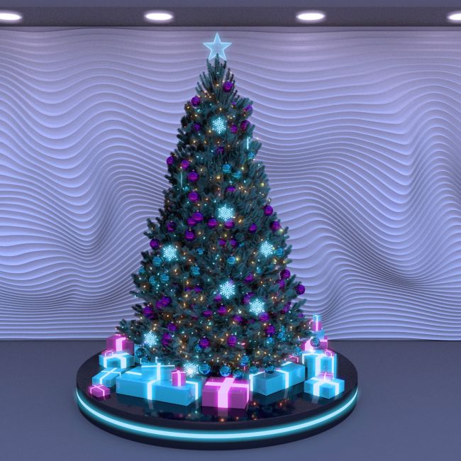 Click here to see preview images for "Cyberpunk Christmas Tree" Cyberpunk Christmas Tree