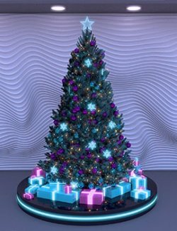 Cyberpunk Christmas Tree