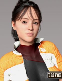 3D Kuenliu for Genesis 9 Female