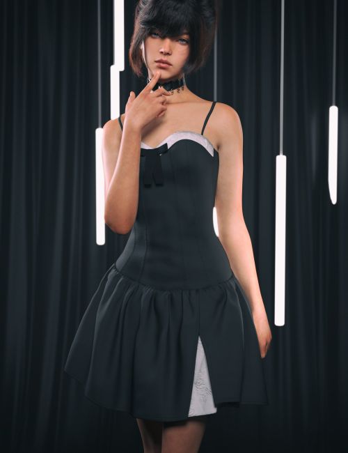 Click here to see preview images for "dForce Nirv Bowknot Camisole Dress for Genesis 9" dForce Nirv Bowknot Camisole Dress for Genesis 9