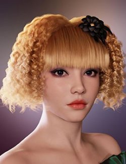 Prae-Clara Hair For G8/G9 Female Daz