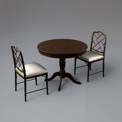 Click here to see preview images for "AQ3D Master Chair and Table 28" AQ3D Master Chair and Table 28