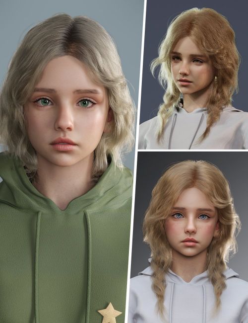 Click here to see preview images for "dForce Playful Braid Hair for Genesis 9" dForce Playful Braid Hair for Genesis 9