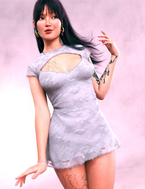 Click here to see preview images for "dForce LA Dainty Outfit for Genesis 9 Feminine" dForce LA Dainty Outfit for Genesis 9 Feminine