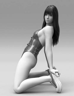 Just On Floor for Genesis 9 and 8 Female