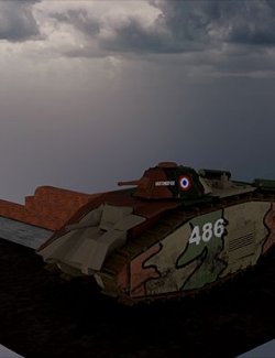 Char B1 Bis WW2 French Tank